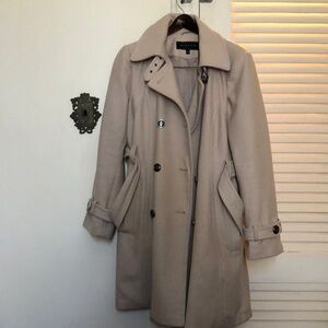 EUC Giacca wool blend trench coat